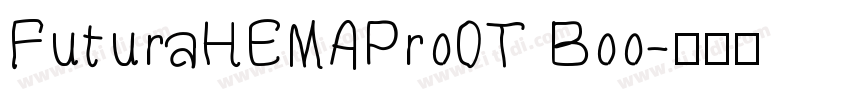 FuturaHEMAProOT Boo字体转换